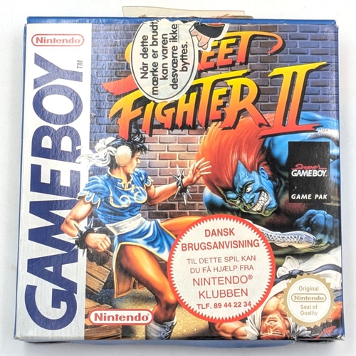 Street Fighter II - Komplet I Kasse - (GPS) - Gameboy Original (B Grade) (Genbrug)
